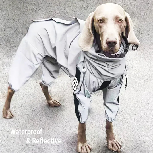Reflective GoodBoy Dog Jumpsuit - Waterproof Raincoat for Small Medium Large Dog Pet Supplies